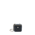 CHANEL MINI VANITY CASE CAVIAR BLACK LGHW