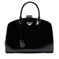 LOUIS VUITTON PATENT EPI TOTE BAG BLACK SHW