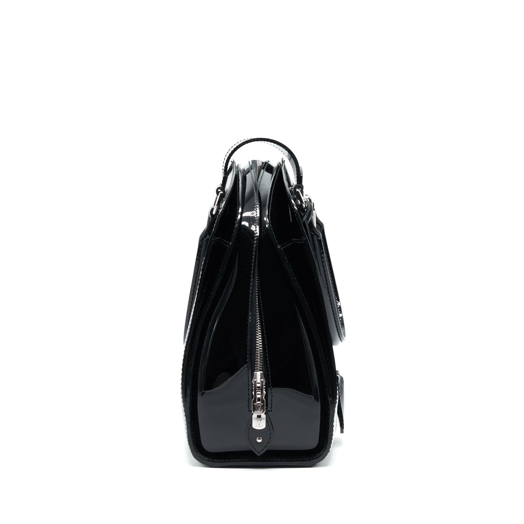 LOUIS VUITTON PATENT EPI TOTE BAG BLACK SHW