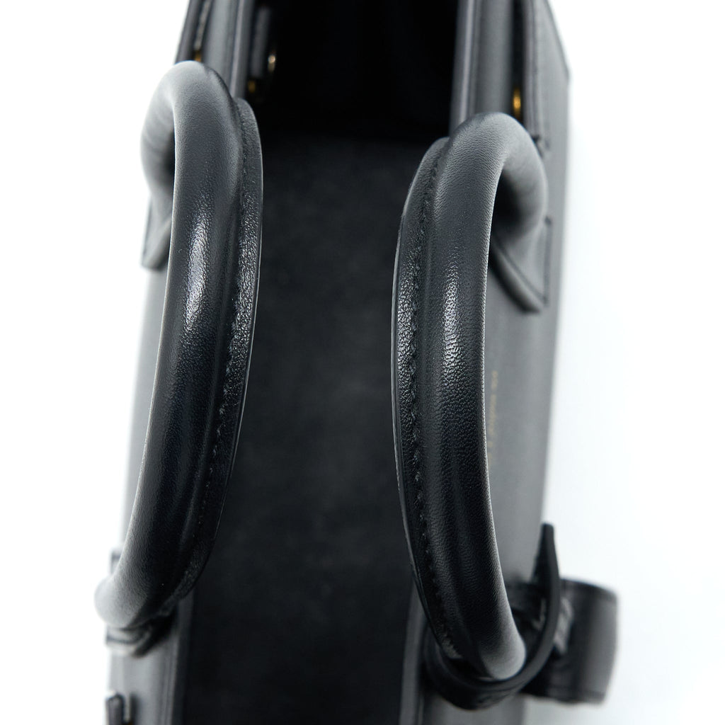 SAINT LAURENT SAC DE JOUR NANO CALFSKIN BLACK GHW