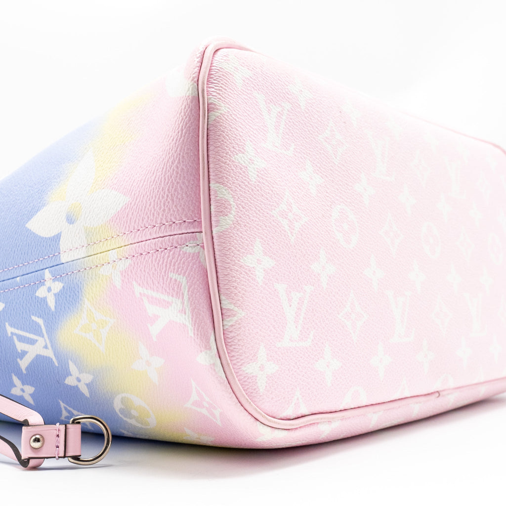 LOUIS VUITTON NEVERFULL MM ESCAL GIANT CANVAS PASTEL PINK SHW