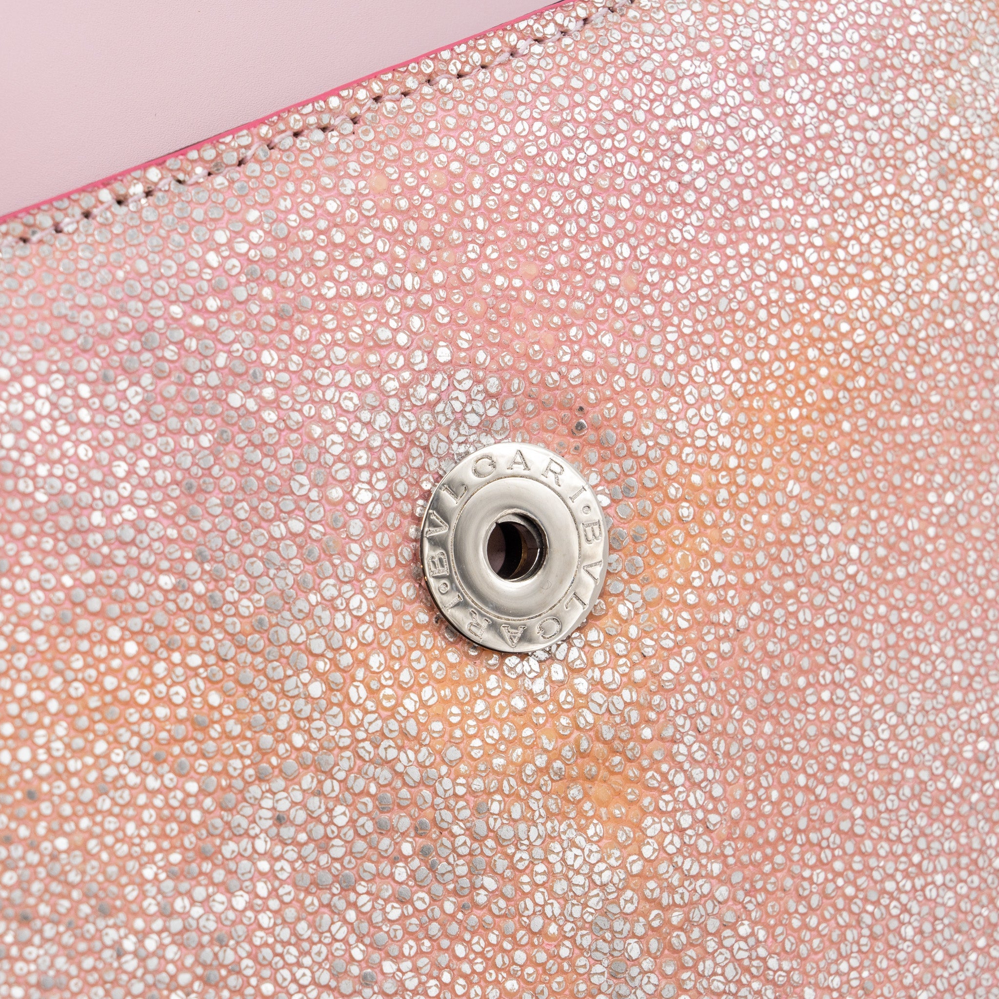 BVLGARI SERPENTI FOREVER BAG ROSA DI FRANCIA CRYSTAL GALUCHAT SHW