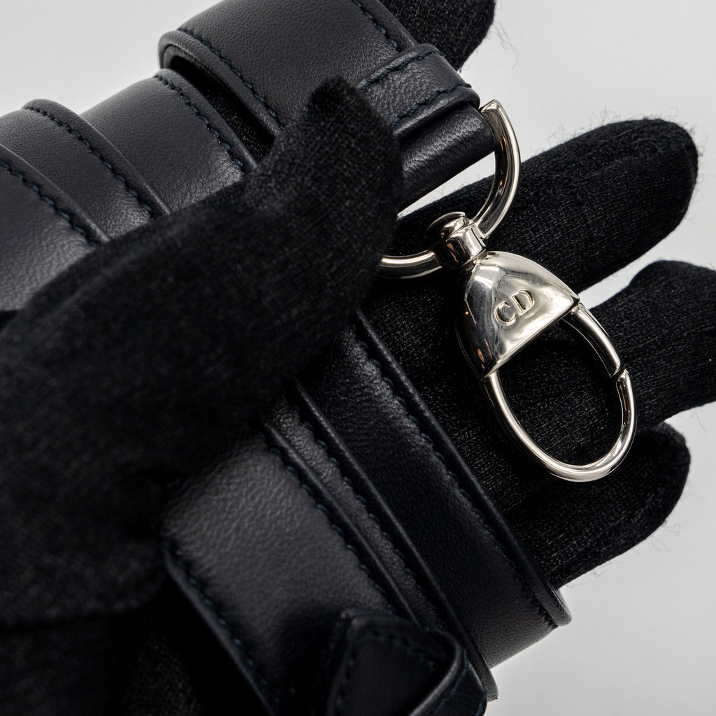 DIOR MEDIUM LADY DIOR LAMBSKIN BLACK SHW