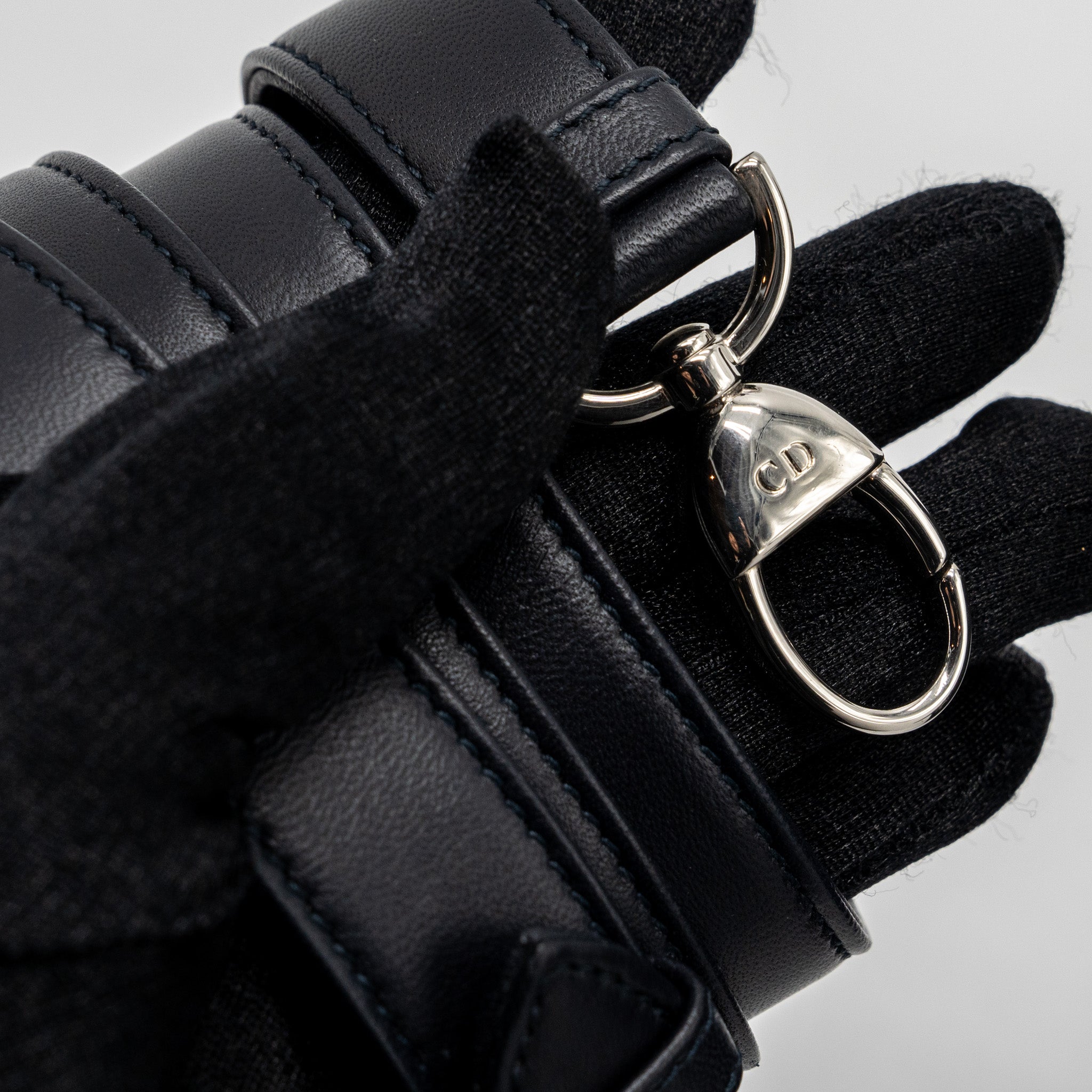 DIOR MEDIUM LADY DIOR LAMBSKIN BLACK SHW