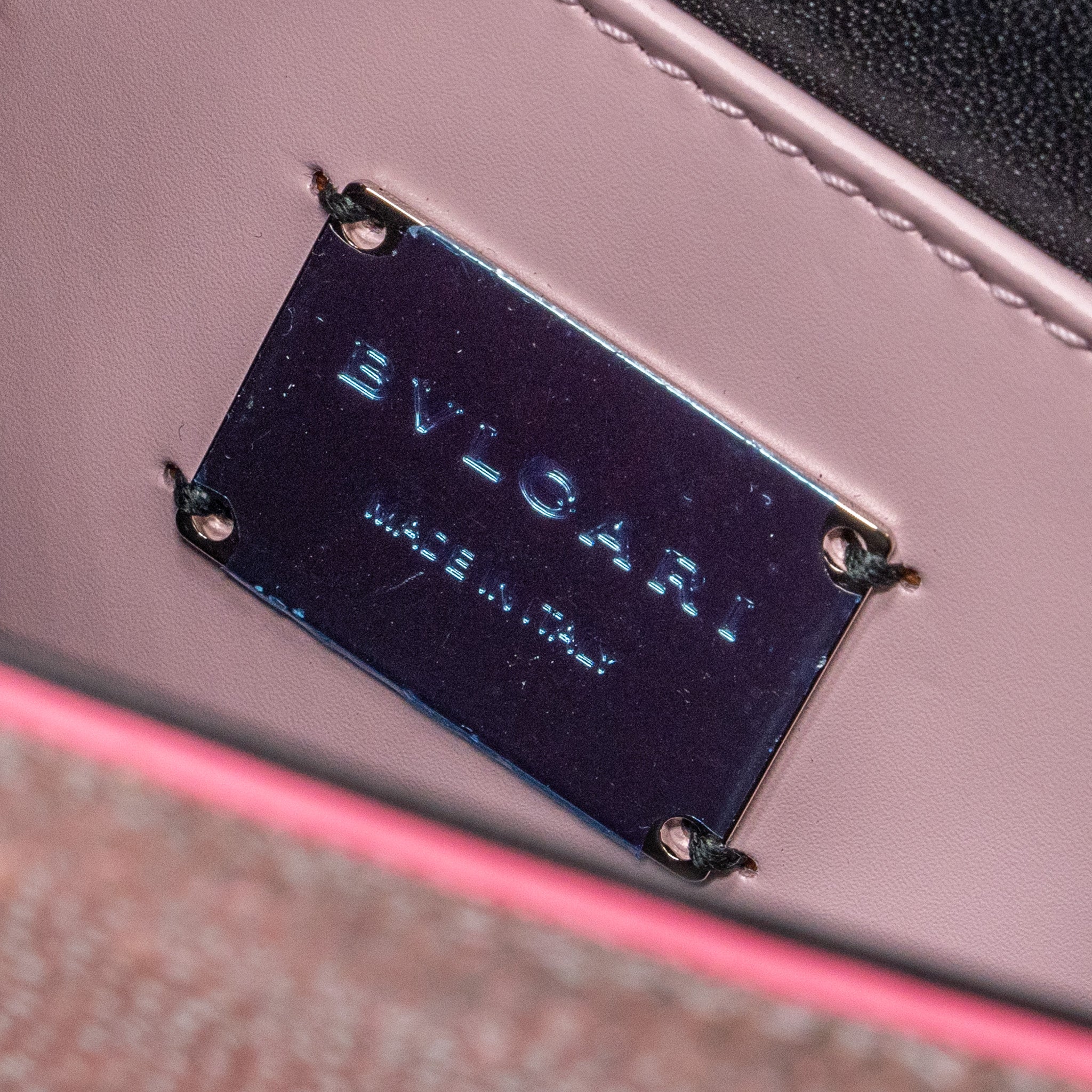 BVLGARI SERPENTI FOREVER BAG ROSA DI FRANCIA CRYSTAL GALUCHAT SHW