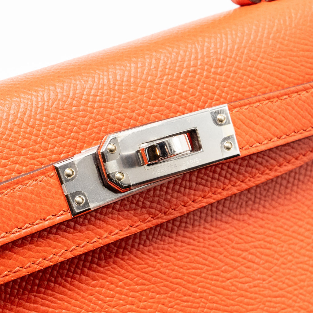 HERMES MINI KELLY II EPSOM CAPUCINES SHW