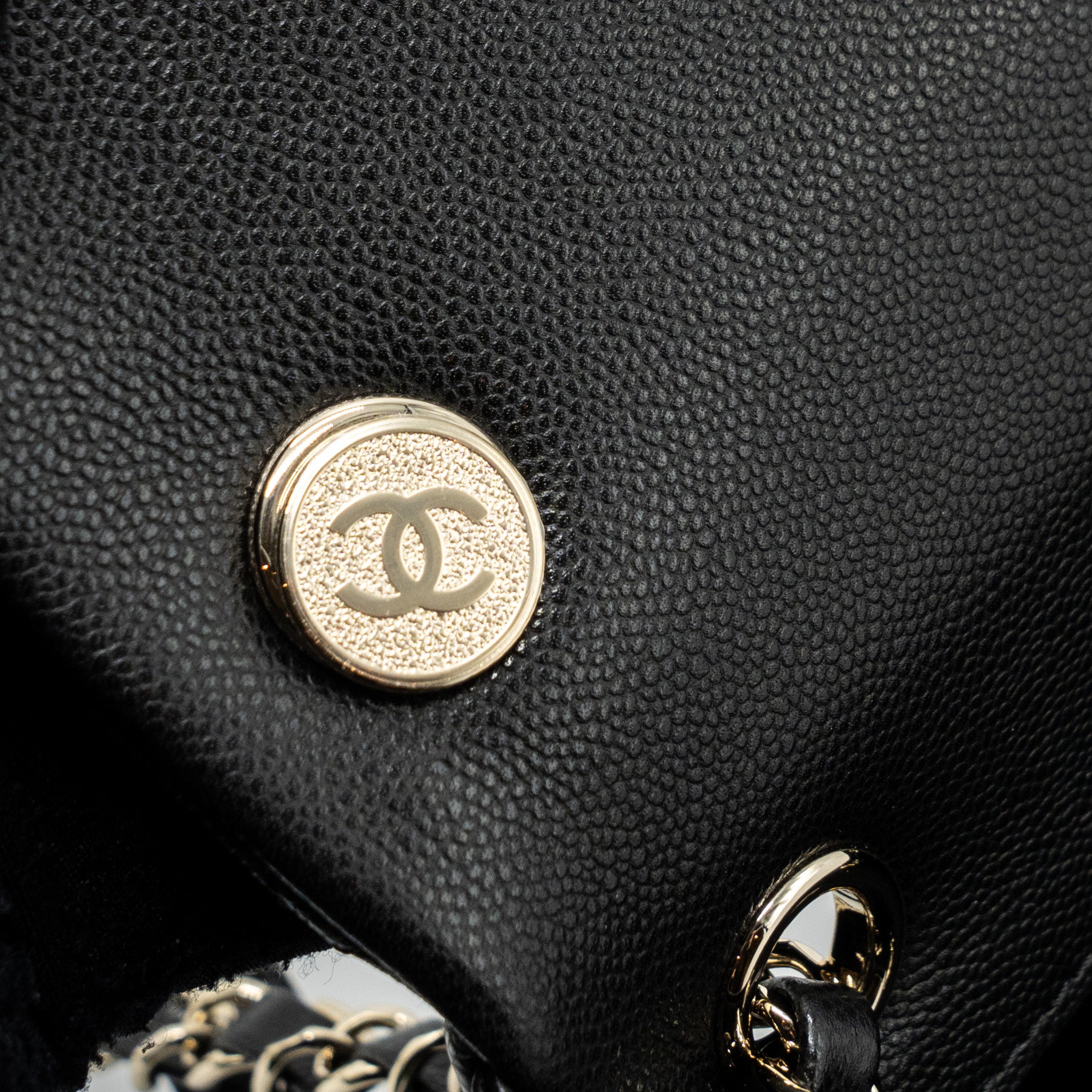 CHANEL 23K TRIPLE POCKET BACKPACK CAVIAR BLACK LGHW(MICROCHIP)