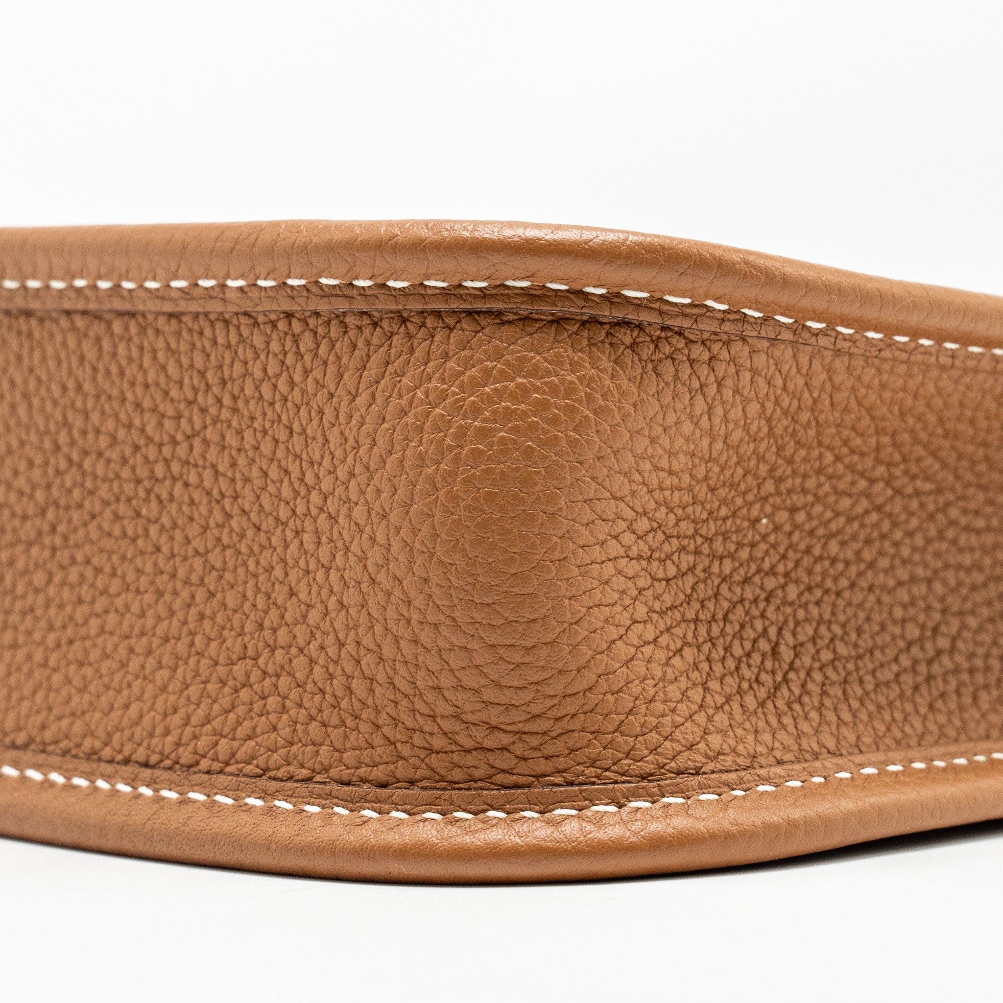 HERMES MINI EVELYNE TAURILLON MAURICE GOLD GHW