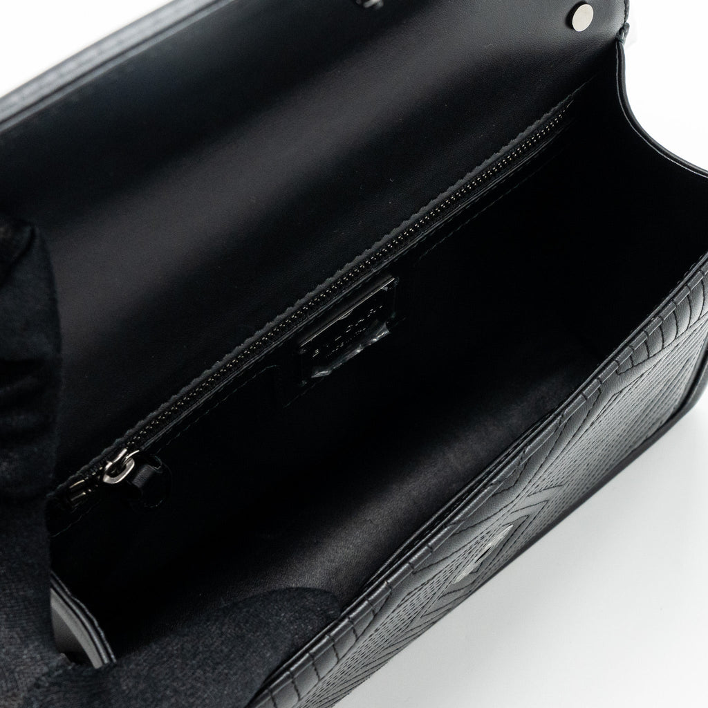 BVLGARI SERPENTI FOREVER FLAP BAG CALFSKIN BLACK RUTHENIUM HARDWARE