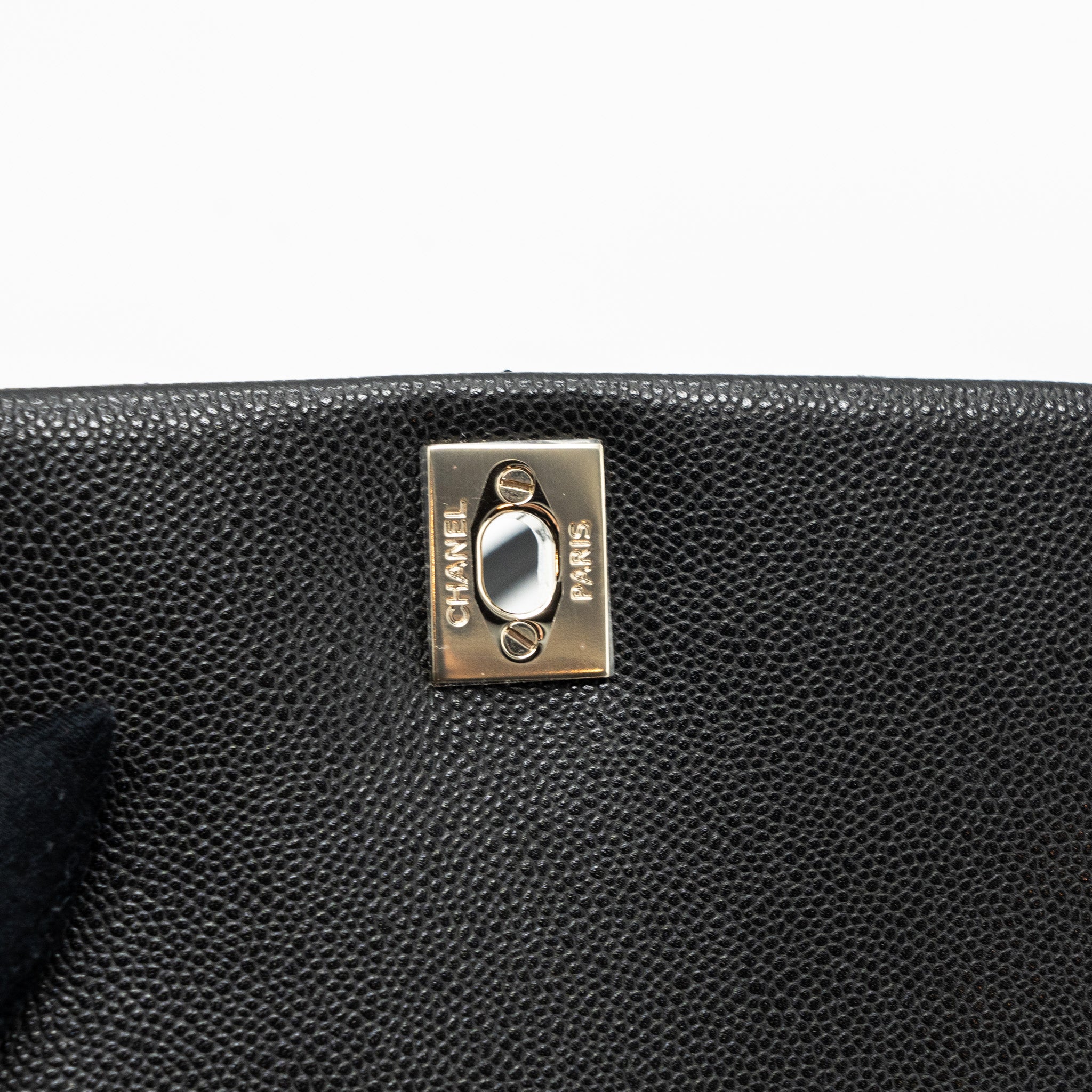 CHANEL 23K TRIPLE POCKET BACKPACK CAVIAR BLACK LGHW(MICROCHIP)
