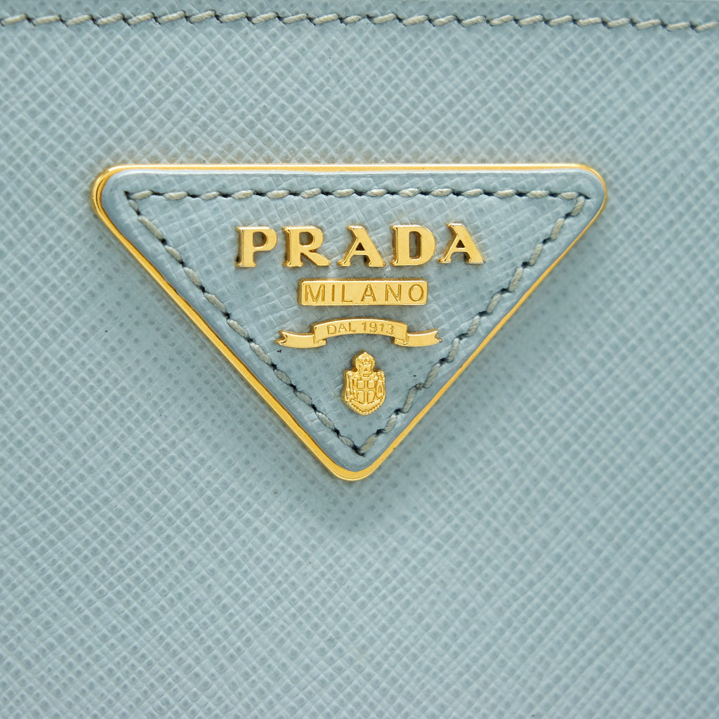 PRADA SAFFIANO TOTE BAG SKYBLUE