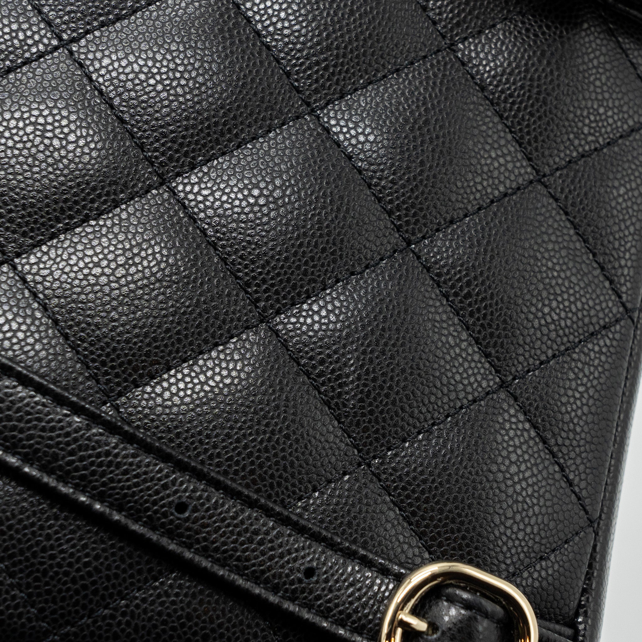 CHANEL 23K TRIPLE POCKET BACKPACK CAVIAR BLACK LGHW(MICROCHIP)