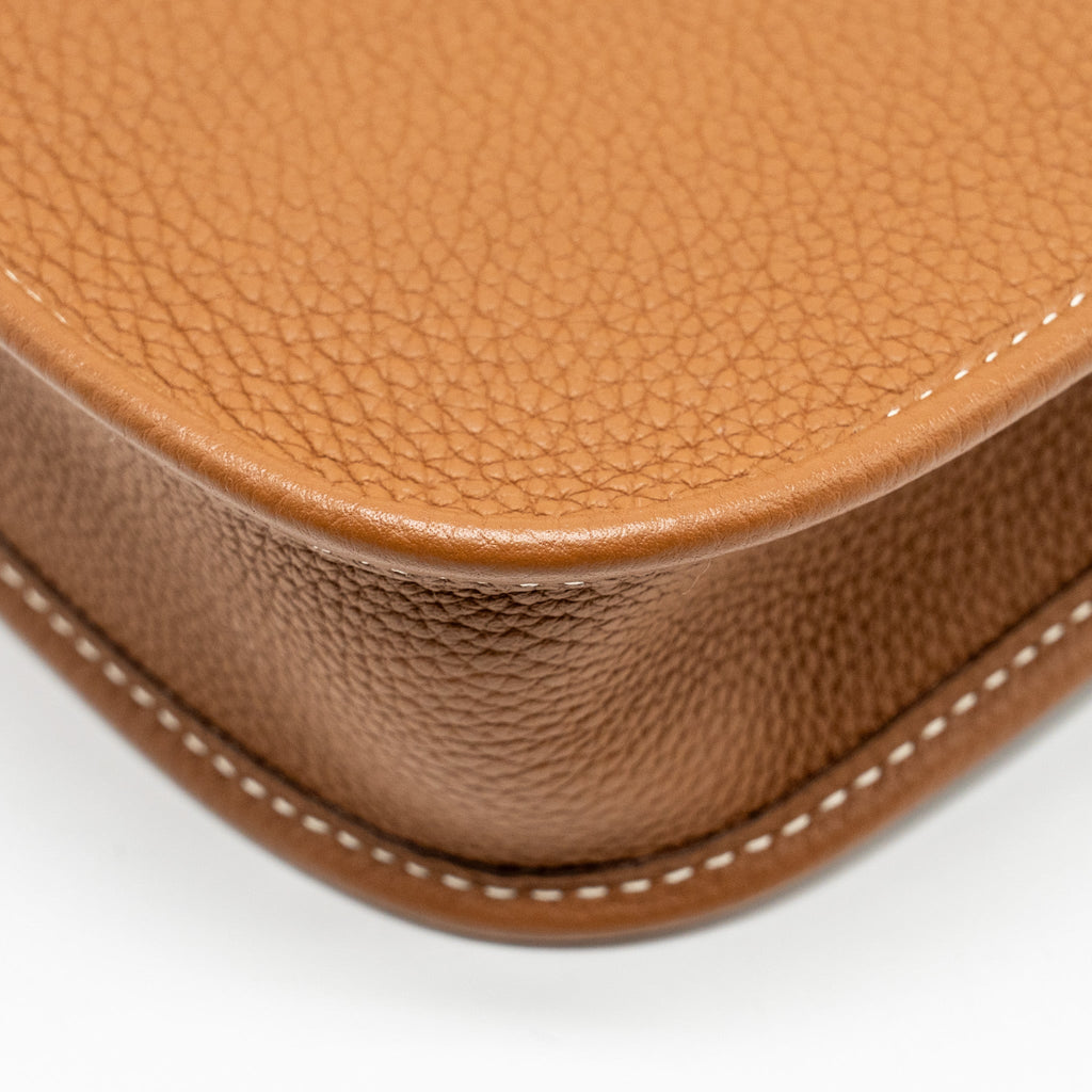 HERMES MINI EVELYNE TAURILLON MAURICE GOLD GHW