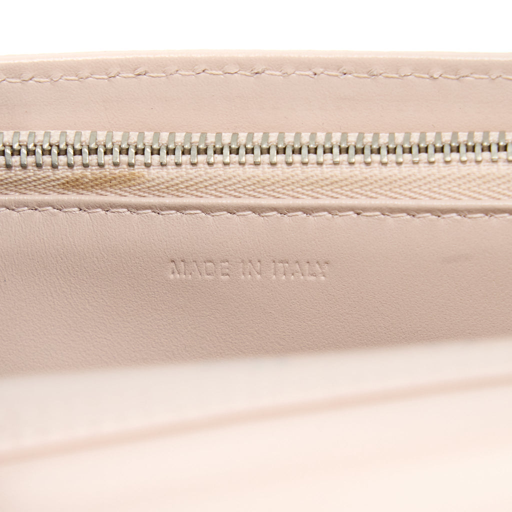 DIOR DIORAMA WALLET ON CHAIN CALFSKIN LIGHT PINK SHW