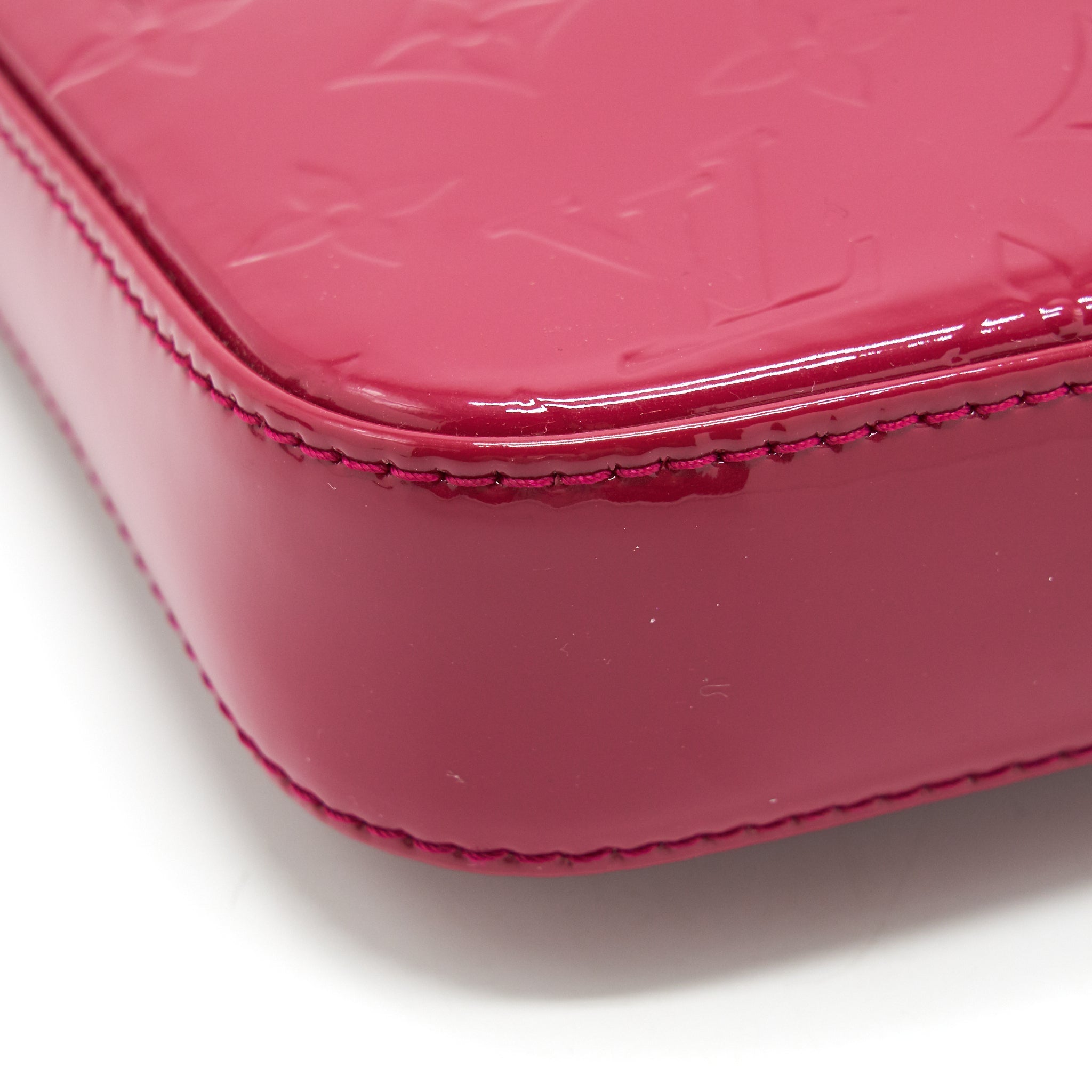 LOUIS VUITTON POTCHETTE ACCESORIES NM MONOGRAM VERNIS INDIAN ROSE