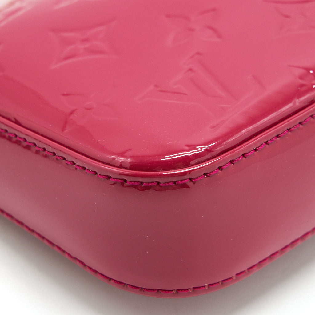 LOUIS VUITTON POTCHETTE ACCESORIES NM MONOGRAM VERNIS INDIAN ROSE