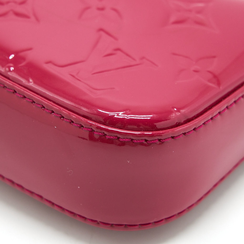 LOUIS VUITTON POTCHETTE ACCESORIES NM MONOGRAM VERNIS INDIAN ROSE