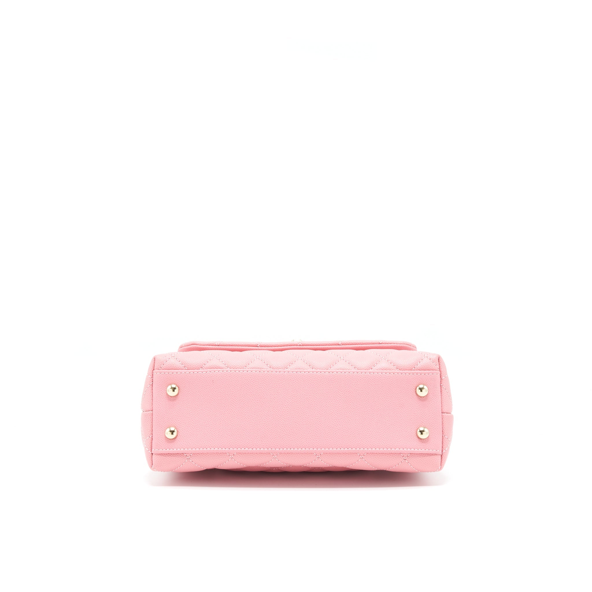 CHANEL SMALL COCO HANDLE 24CM CAVIAR PINK LGHW