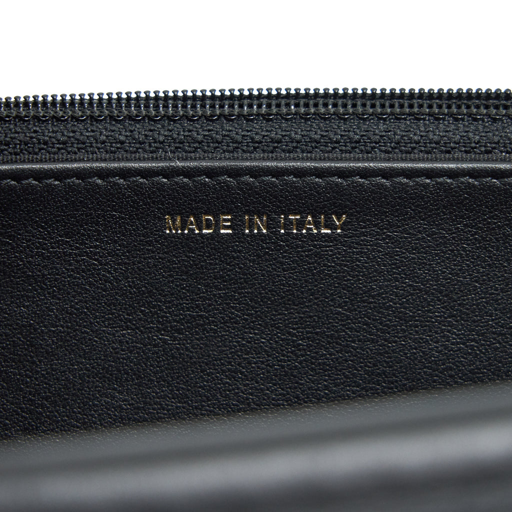 CHANEL LEBOY WALLET ON CHAIN WOC CAVIAR BLACK GHW