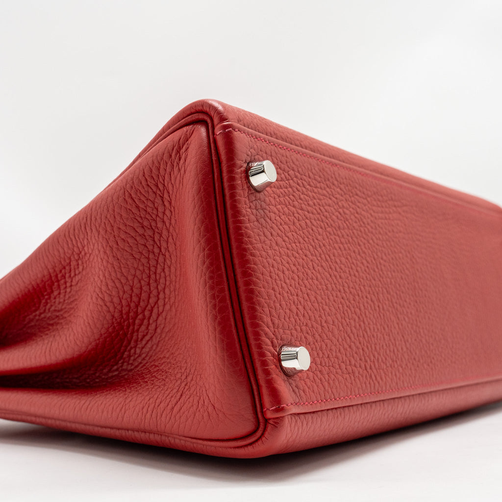 HERMES KELLY 32 CLEMENCE RED SHW