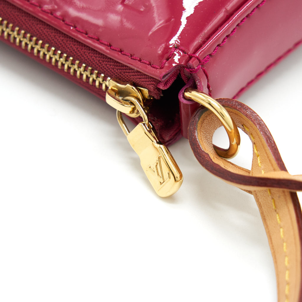 LOUIS VUITTON POTCHETTE ACCESORIES NM MONOGRAM VERNIS INDIAN ROSE