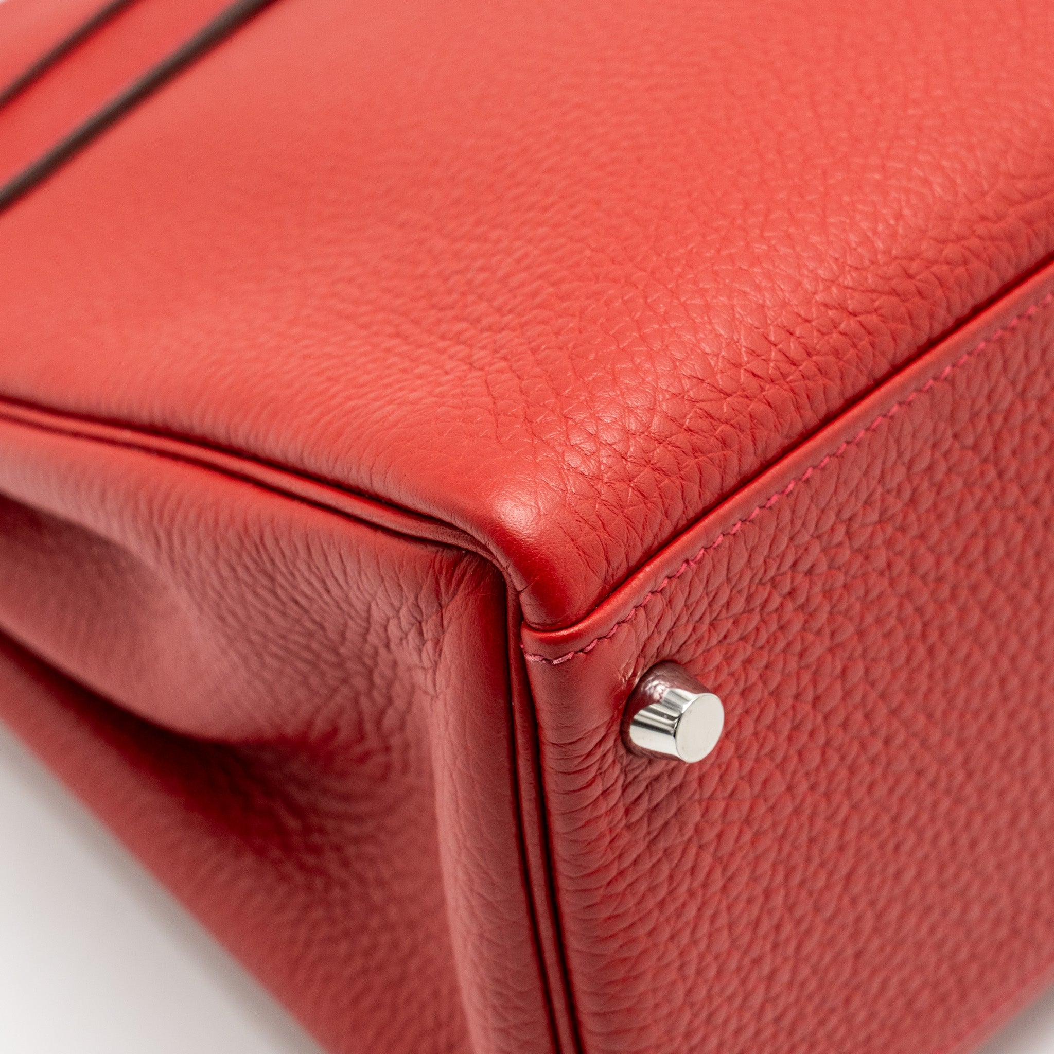 HERMES KELLY 32 CLEMENCE RED SHW