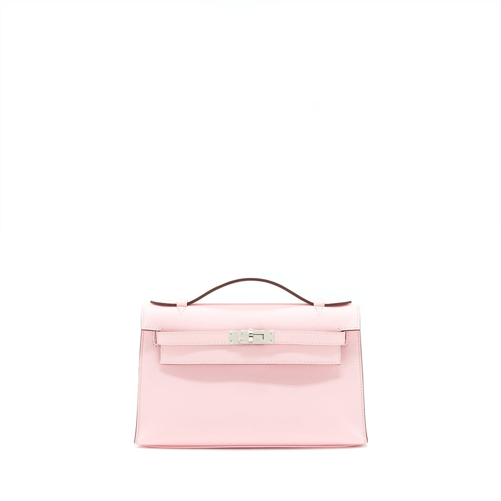 HERMES KELLY POCHETTE SWIFT 3Q ROSE SAKURA SHW