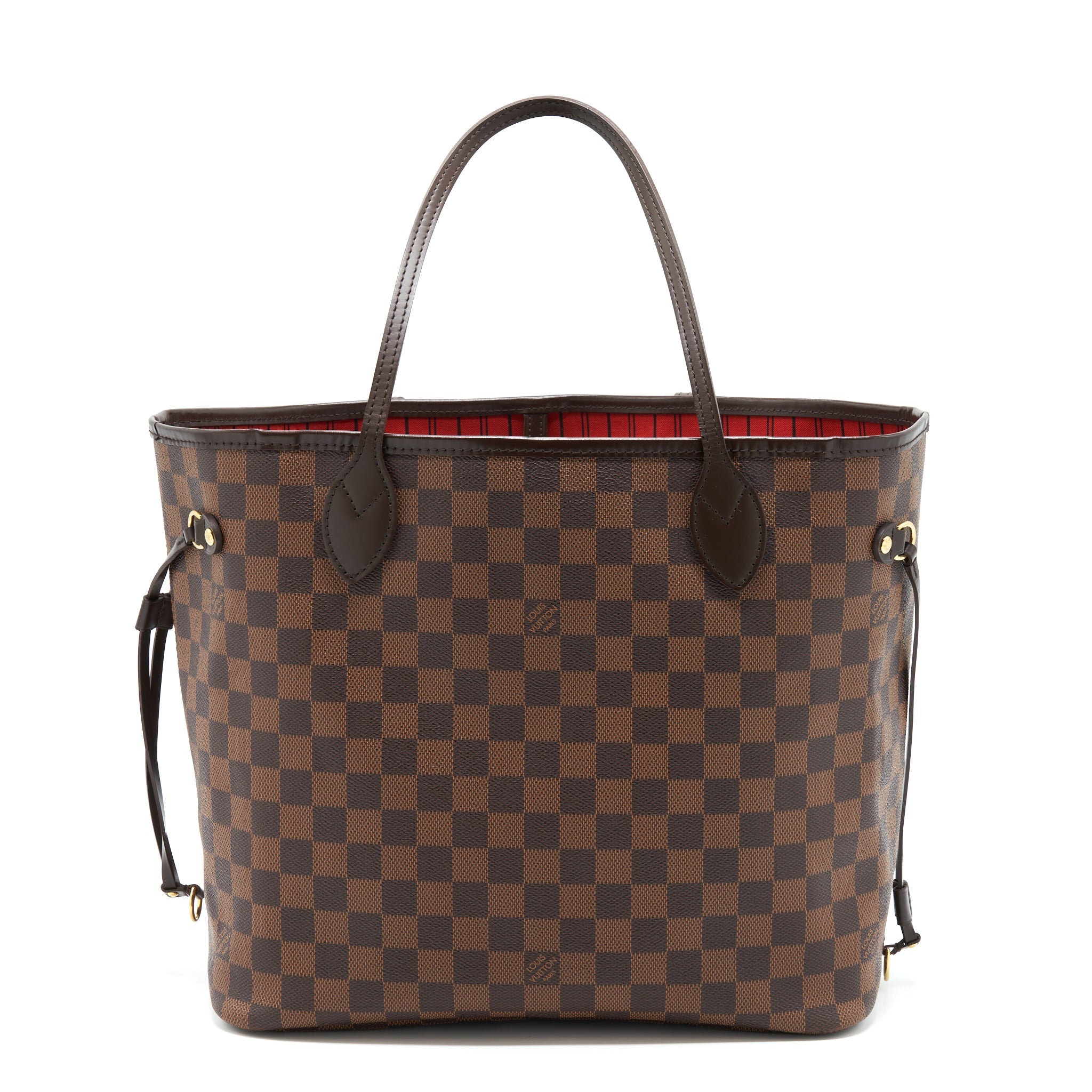 LOUIS VUITTON NEVERFULL MM DAMIER EBENE GHW