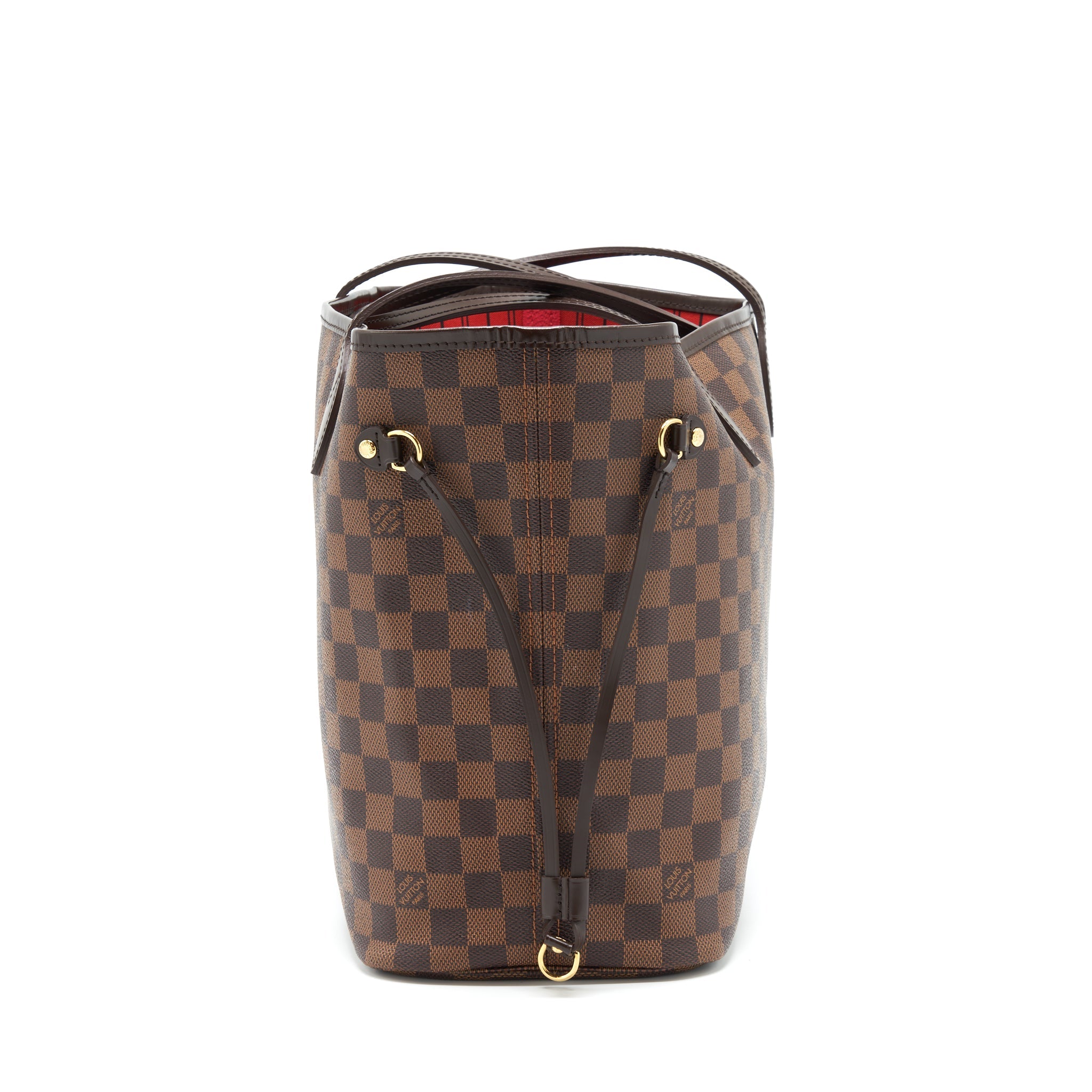 LOUIS VUITTON NEVERFULL MM DAMIER EBENE GHW