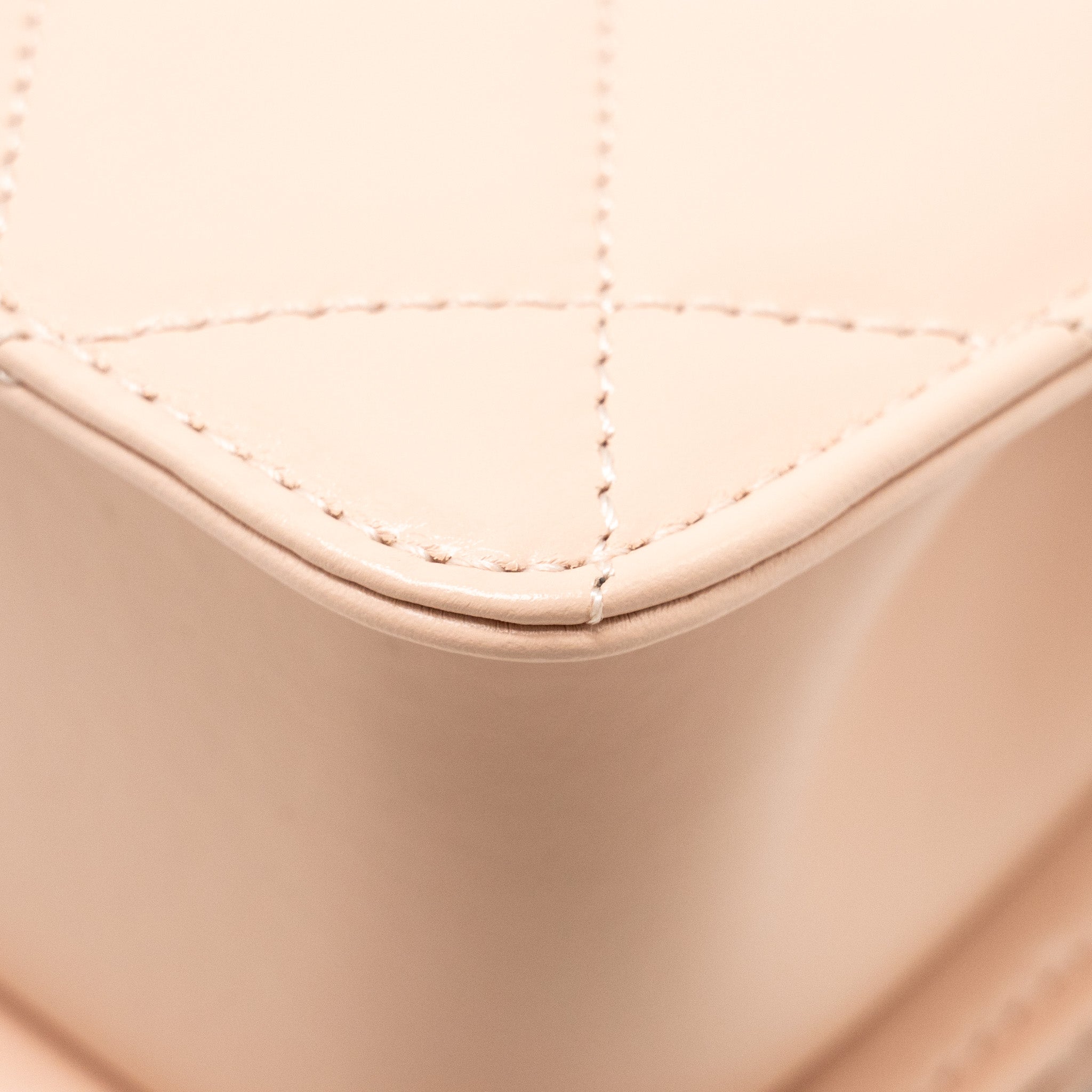 CHANEL GOLD CRUSH MINI FLAP BAG CALFSKIN LIGHT PINK GHW (MICROCHIP)