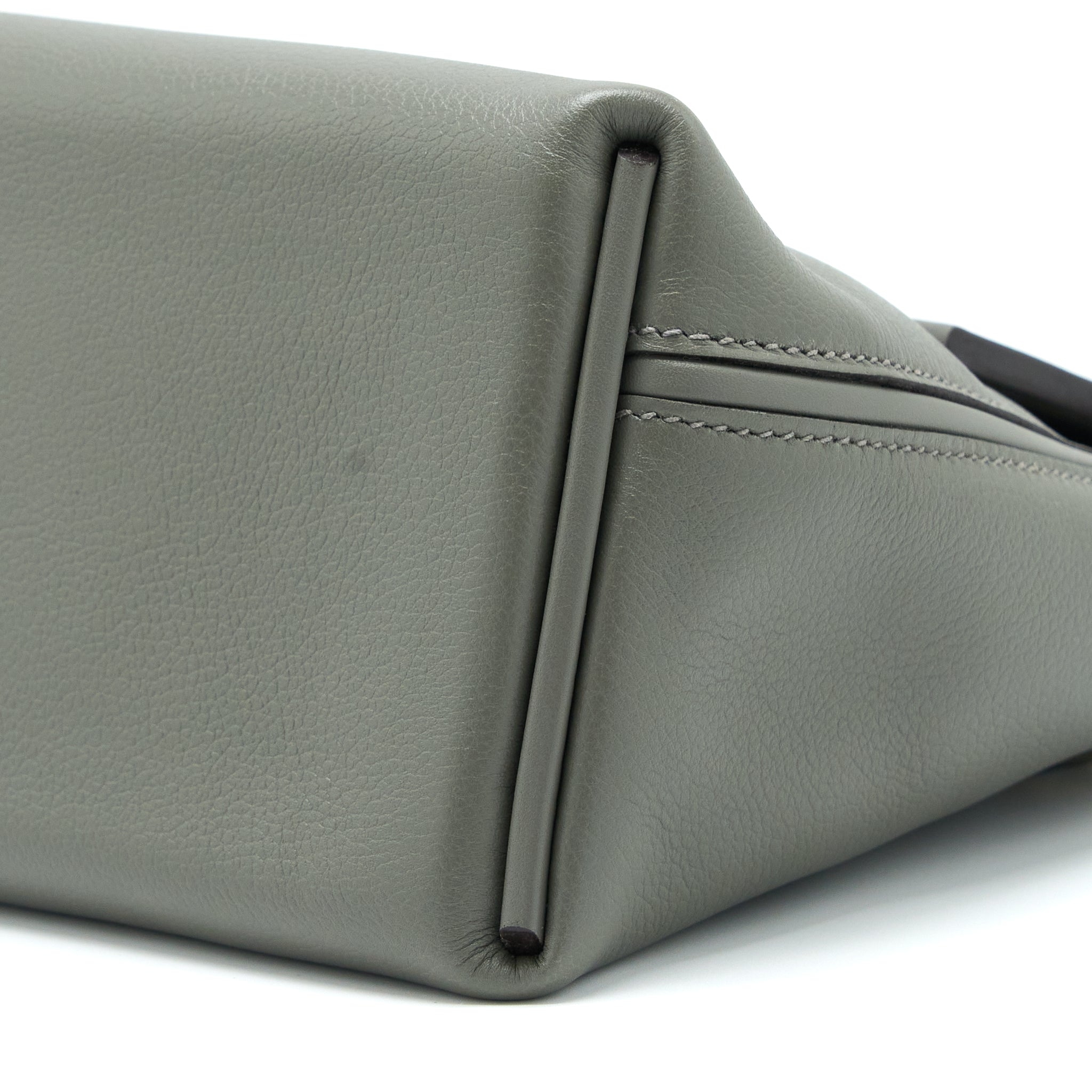 HERMES MINI 24/24 2424 - 21 BAG EVERCOLOR/SWIFT GRIS MEYER GHW