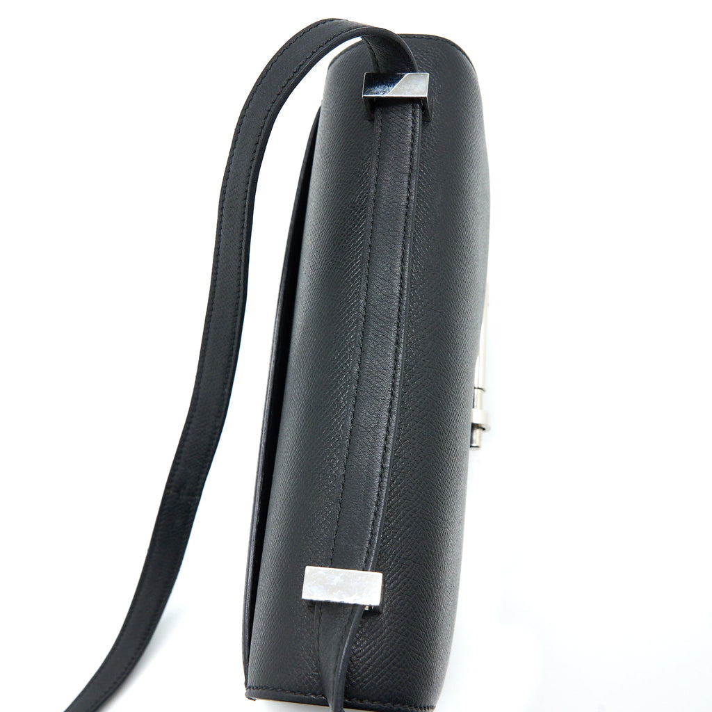 HERMES SAC VERROU 21 EPSOM BLACK SHW