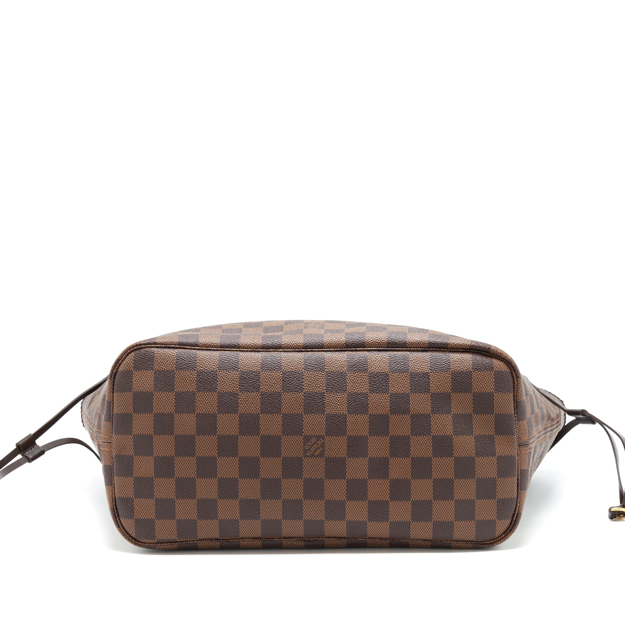 LOUIS VUITTON NEVERFULL MM DAMIER EBENE GHW