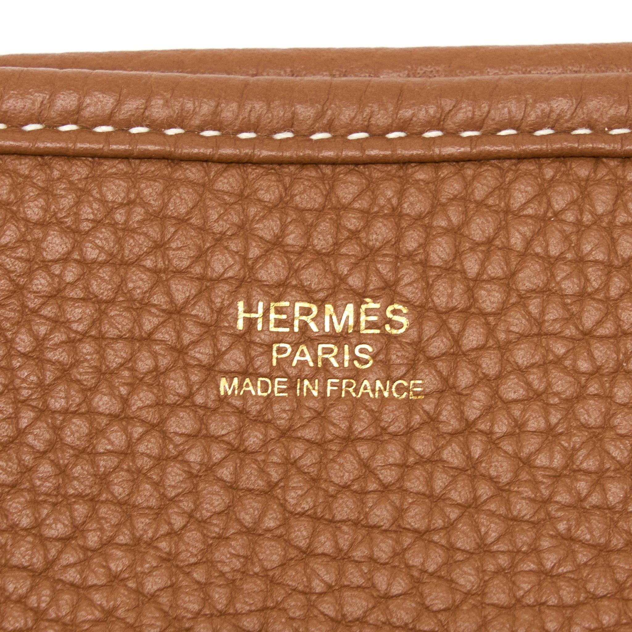 HERMES EVELYNE 33 CLEMENCE GOLD GHW