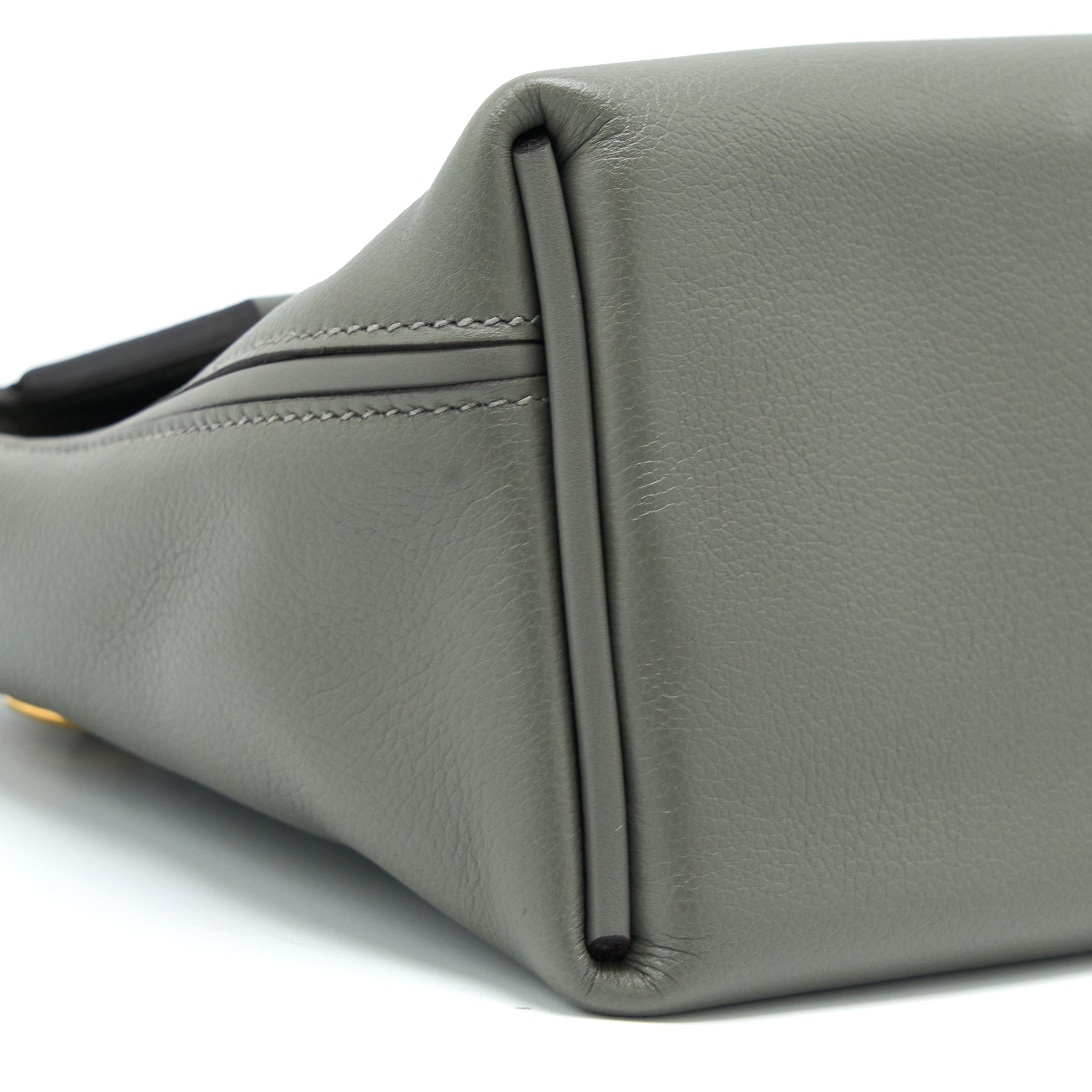 HERMES MINI 24/24 2424 - 21 BAG EVERCOLOR/SWIFT GRIS MEYER GHW