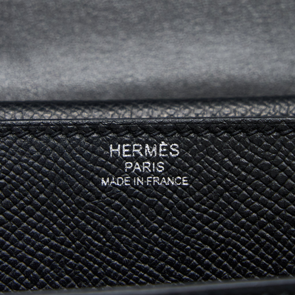 HERMES SAC VERROU 21 EPSOM BLACK SHW