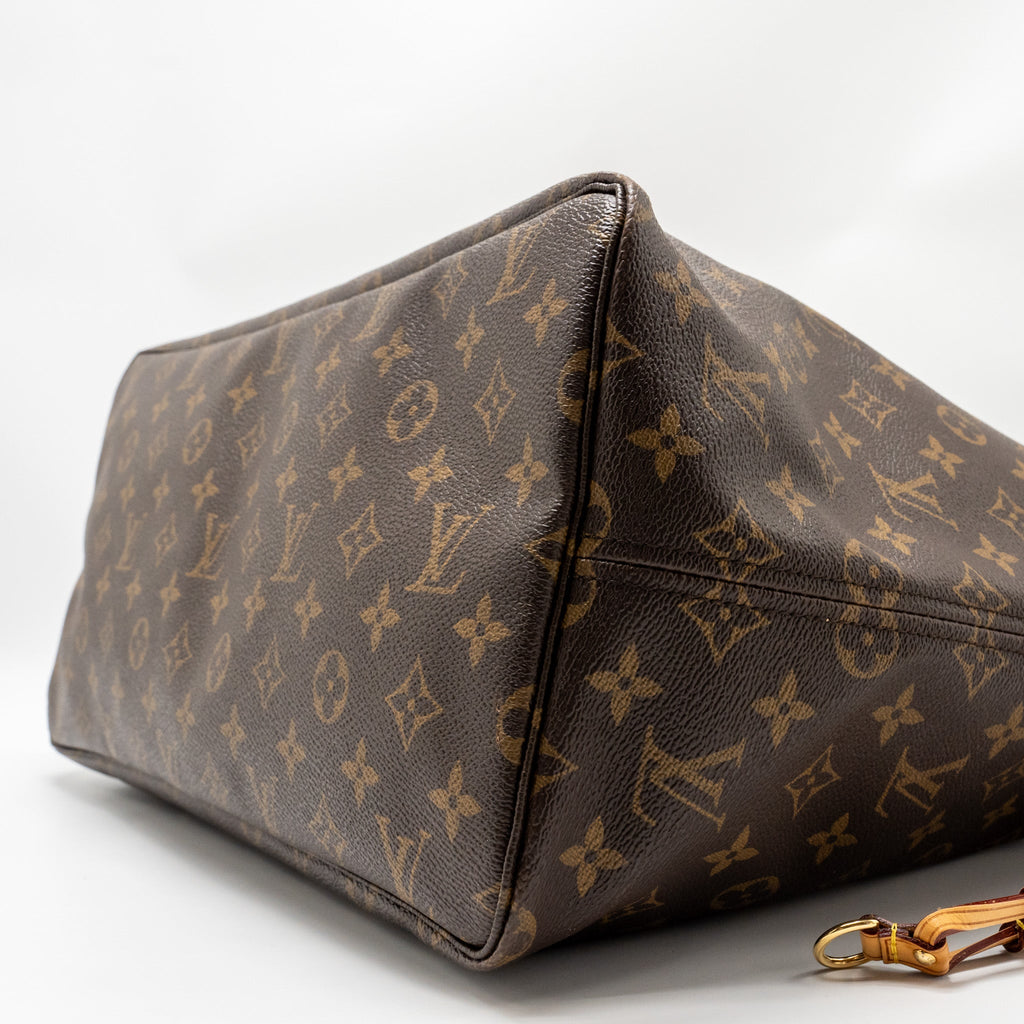 LOUIS VUITTON NEVERFULL GM MONOGRAM CANVAS GHW