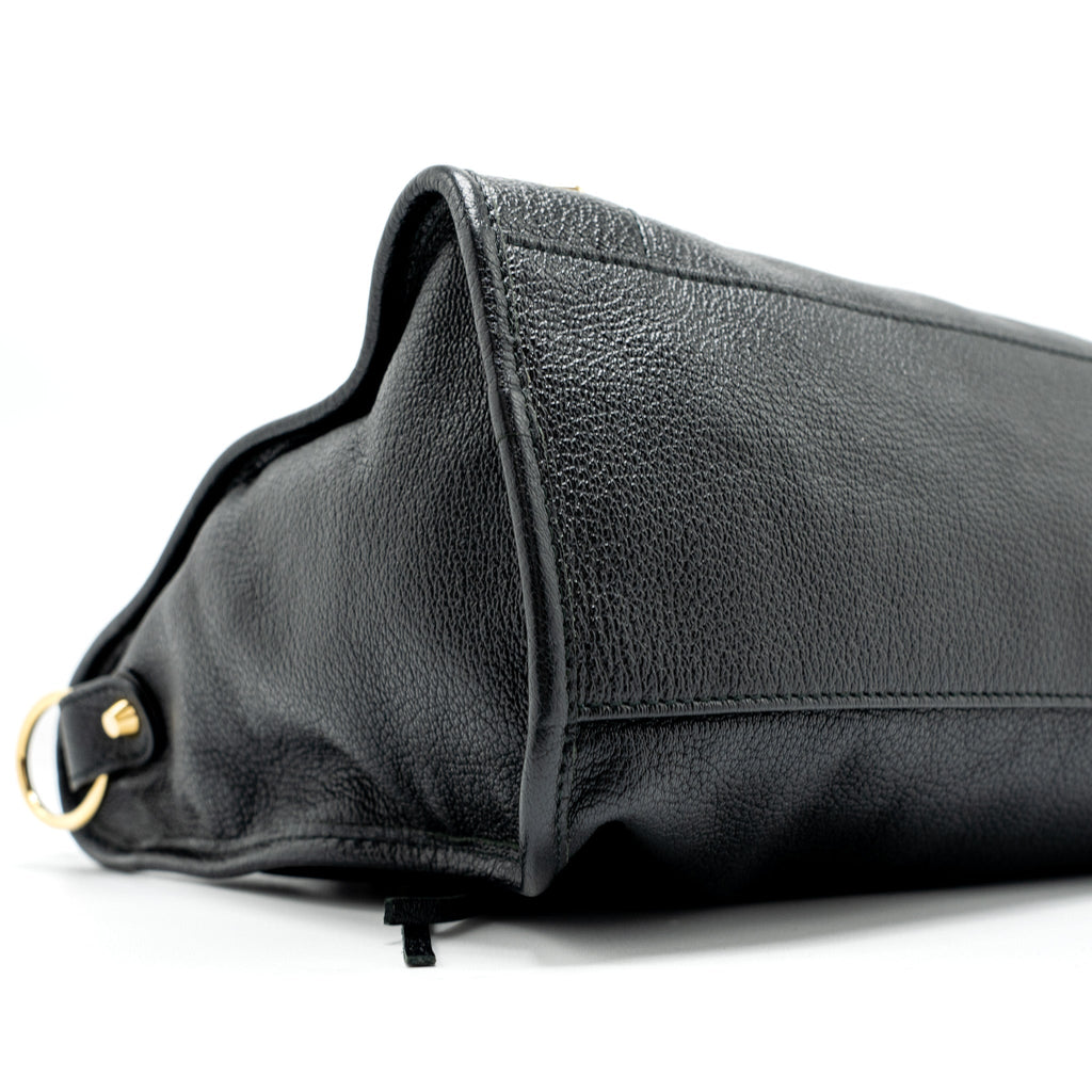 BALENCIAGA CLASSIC CITY BAG LEATHER BLACK GHW