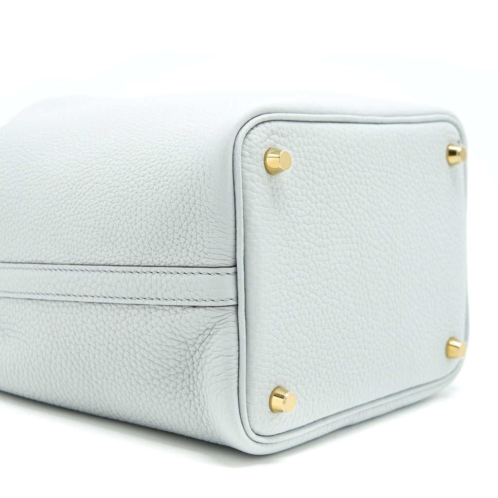 HERMES PICOTIN 18 LOCK BAG BLUE PALE GHW