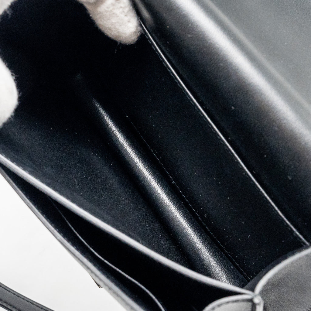 HERMES MINI CONSTANCE ALLEGRO BLACK / WHITE SHW