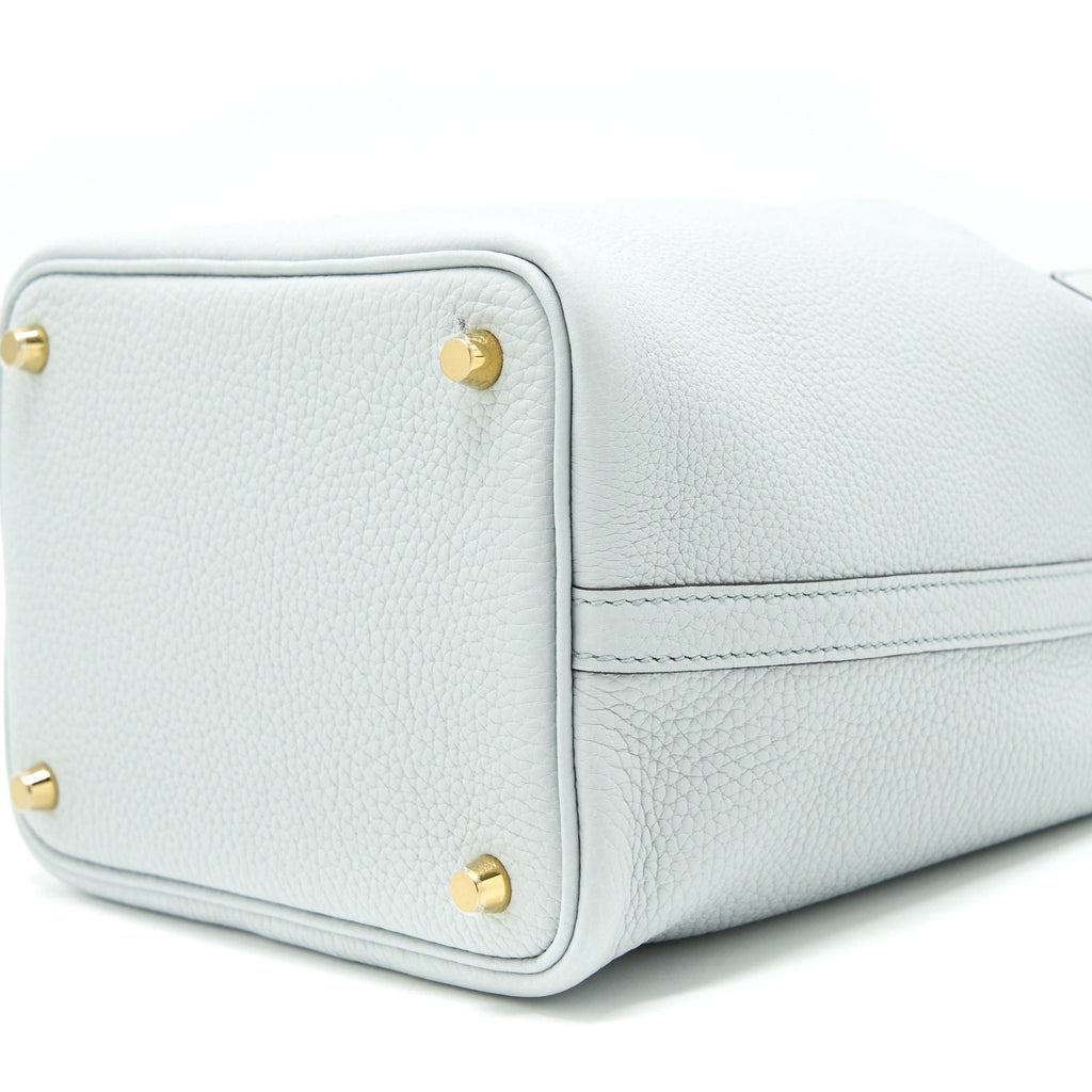 HERMES PICOTIN 18 LOCK BAG BLUE PALE GHW