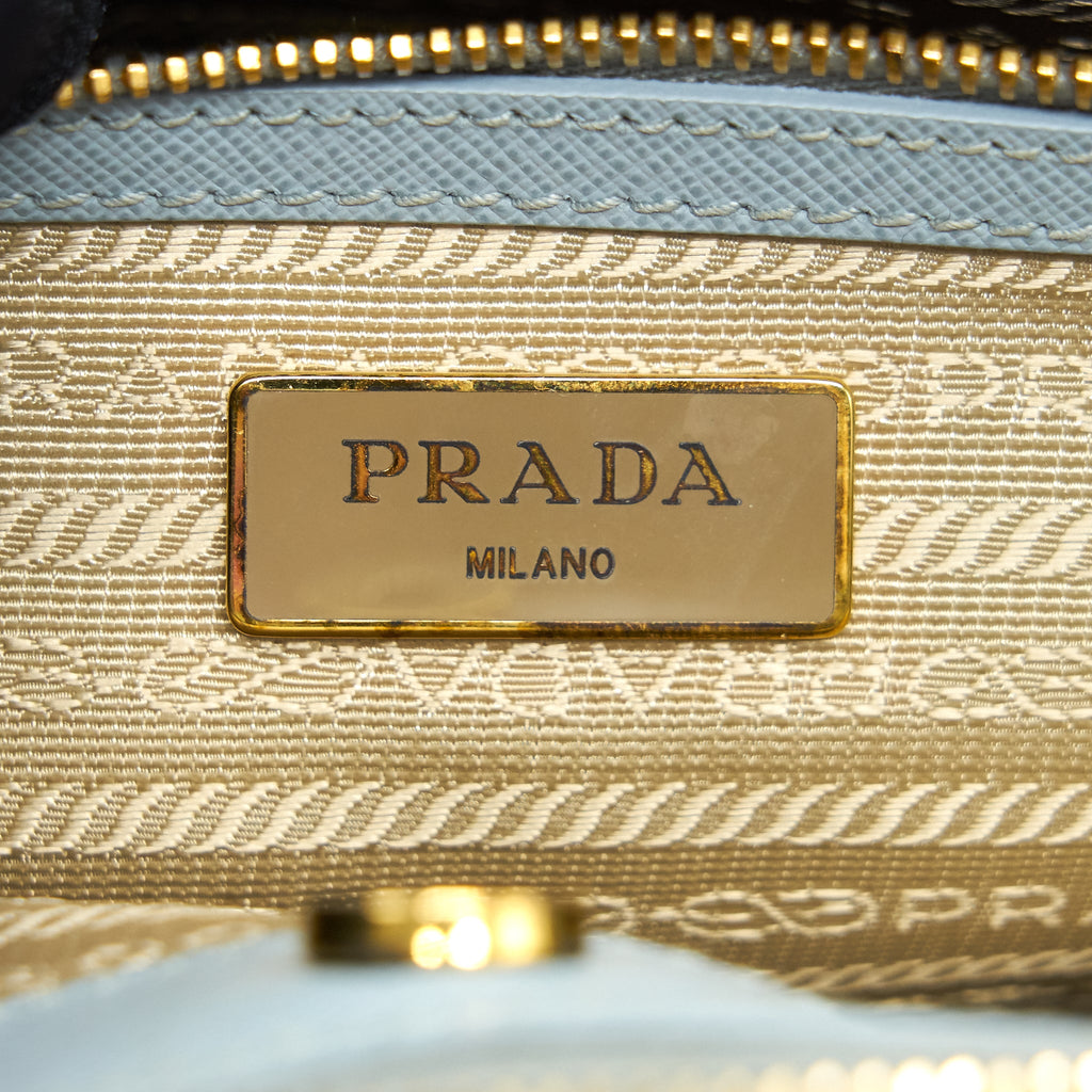 PRADA SAFFIANO TOTE BAG SKYBLUE
