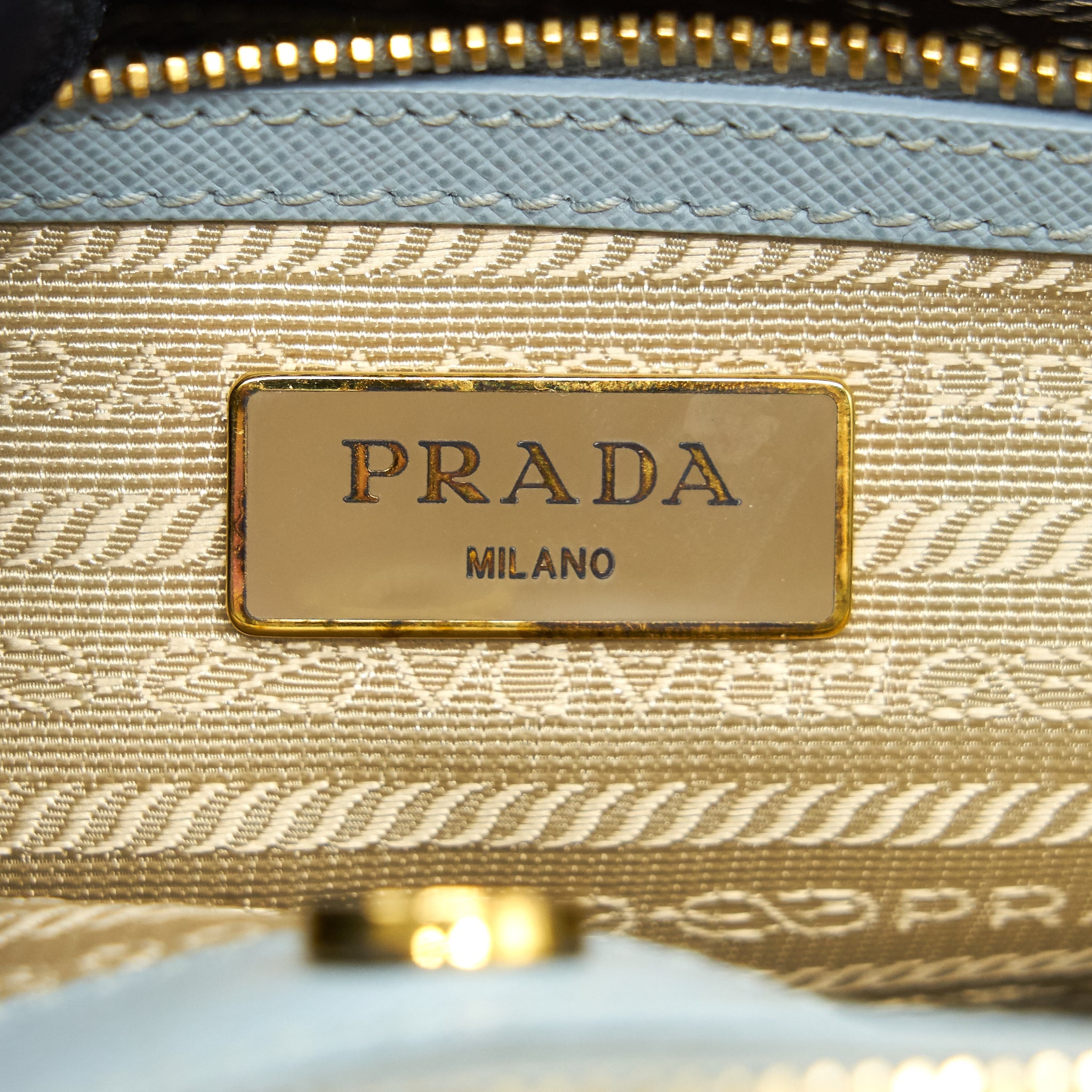 PRADA SAFFIANO TOTE BAG SKYBLUE