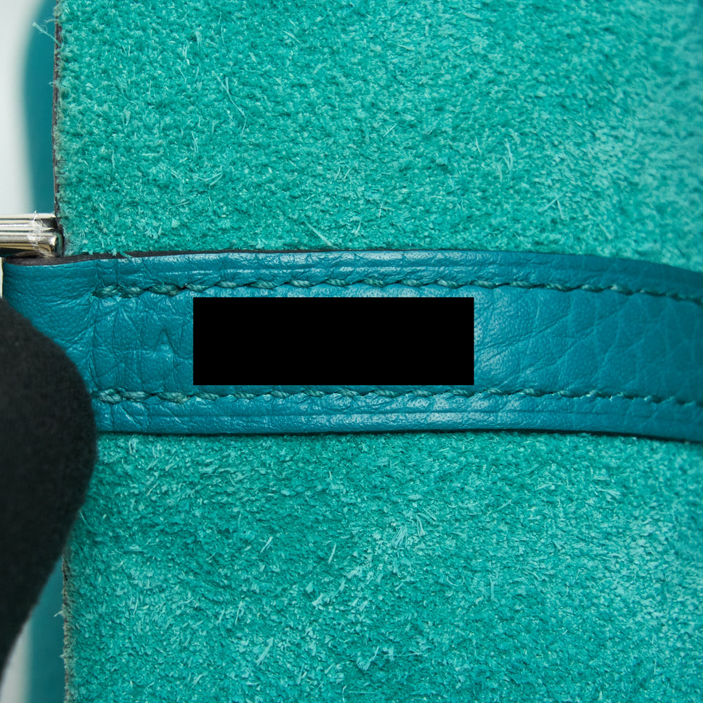 HERMES PICOTIN 18 LOCK BAG 7F BLUE PAON SHW