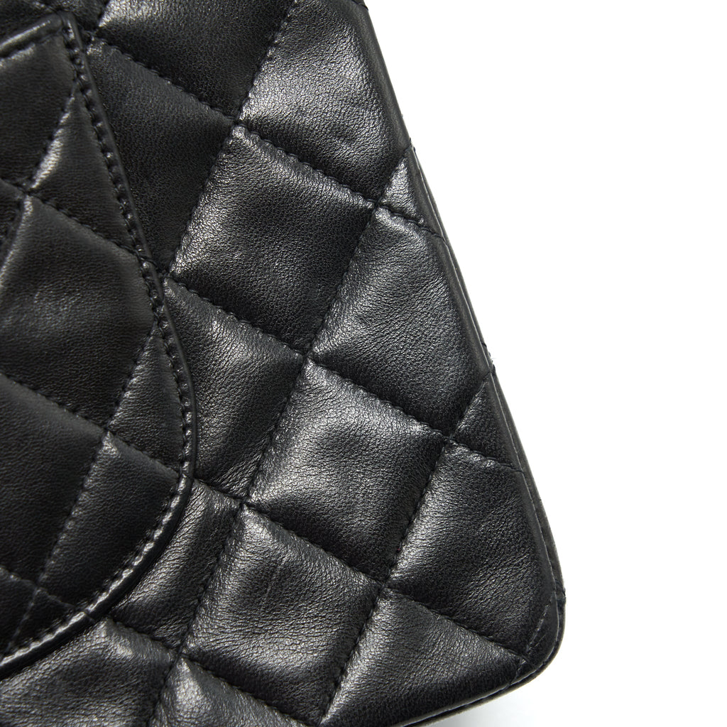 CHANEL VINTAGE CLASSIC FLAP MEDIUM IN BLACK GHW