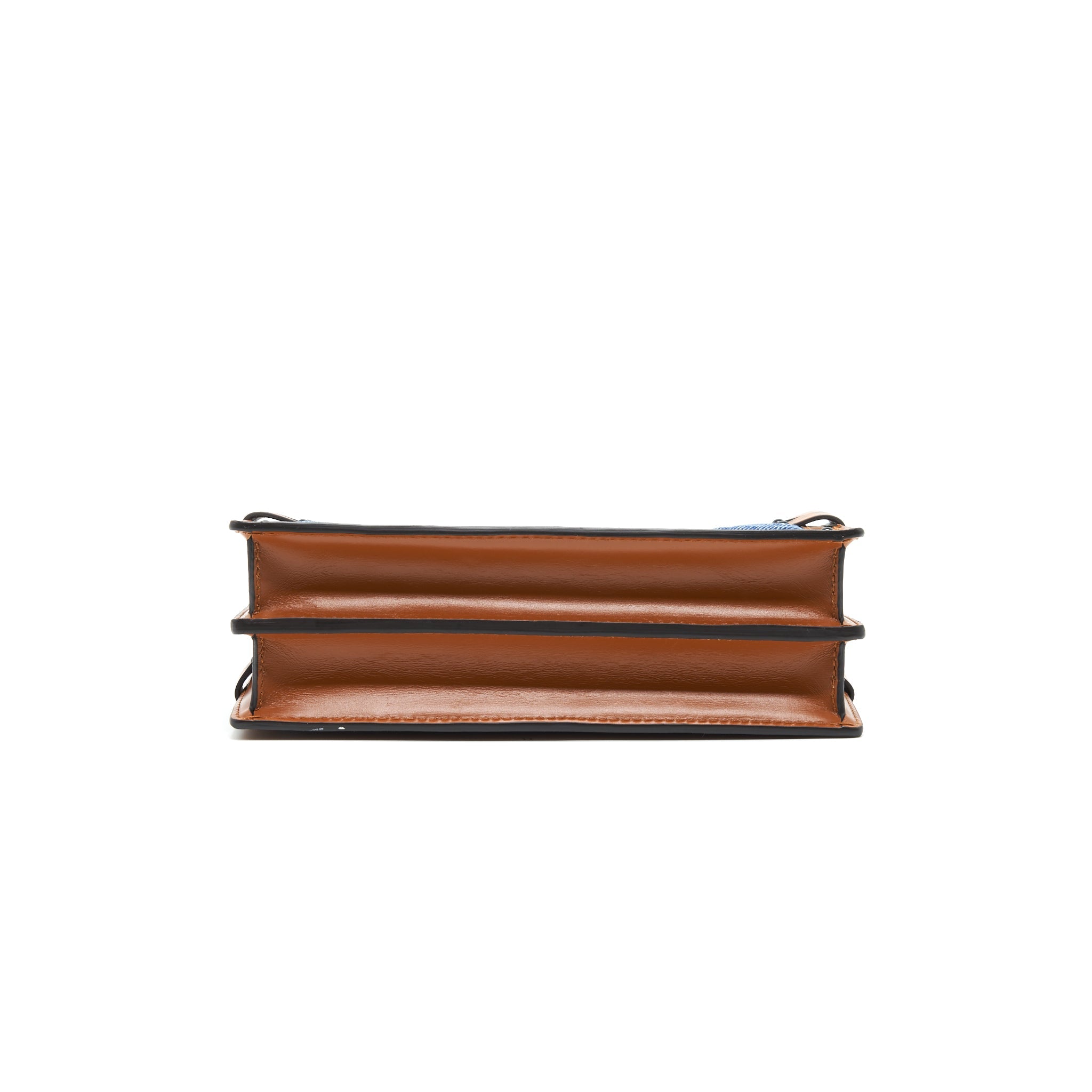 LOUIS VUITTON TRUNK CLUTCH MALLETAGE DENIM WITH MONOGRAM LEATHER