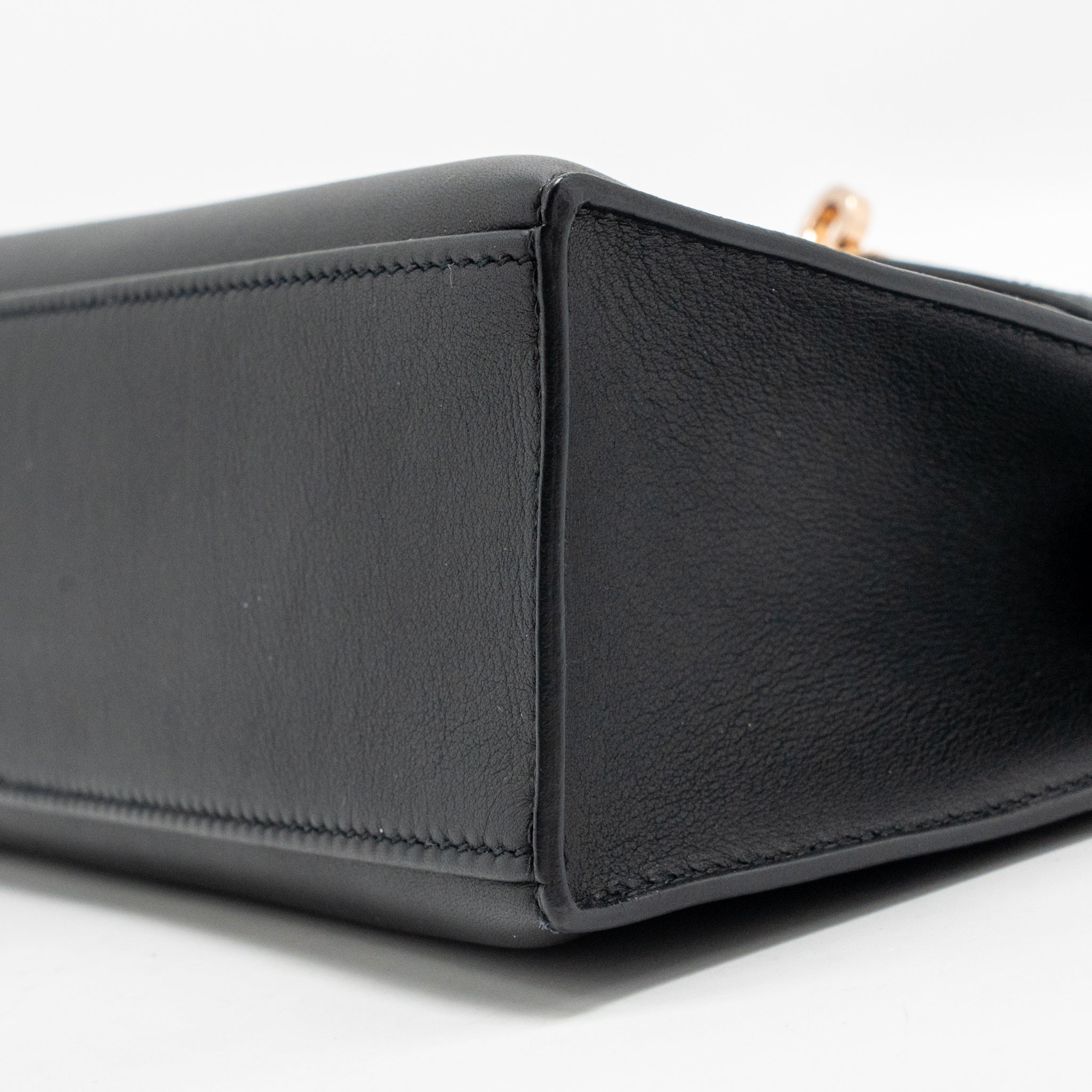 HERMES KELLY POCHETTE SWIFT BLACK RGHW