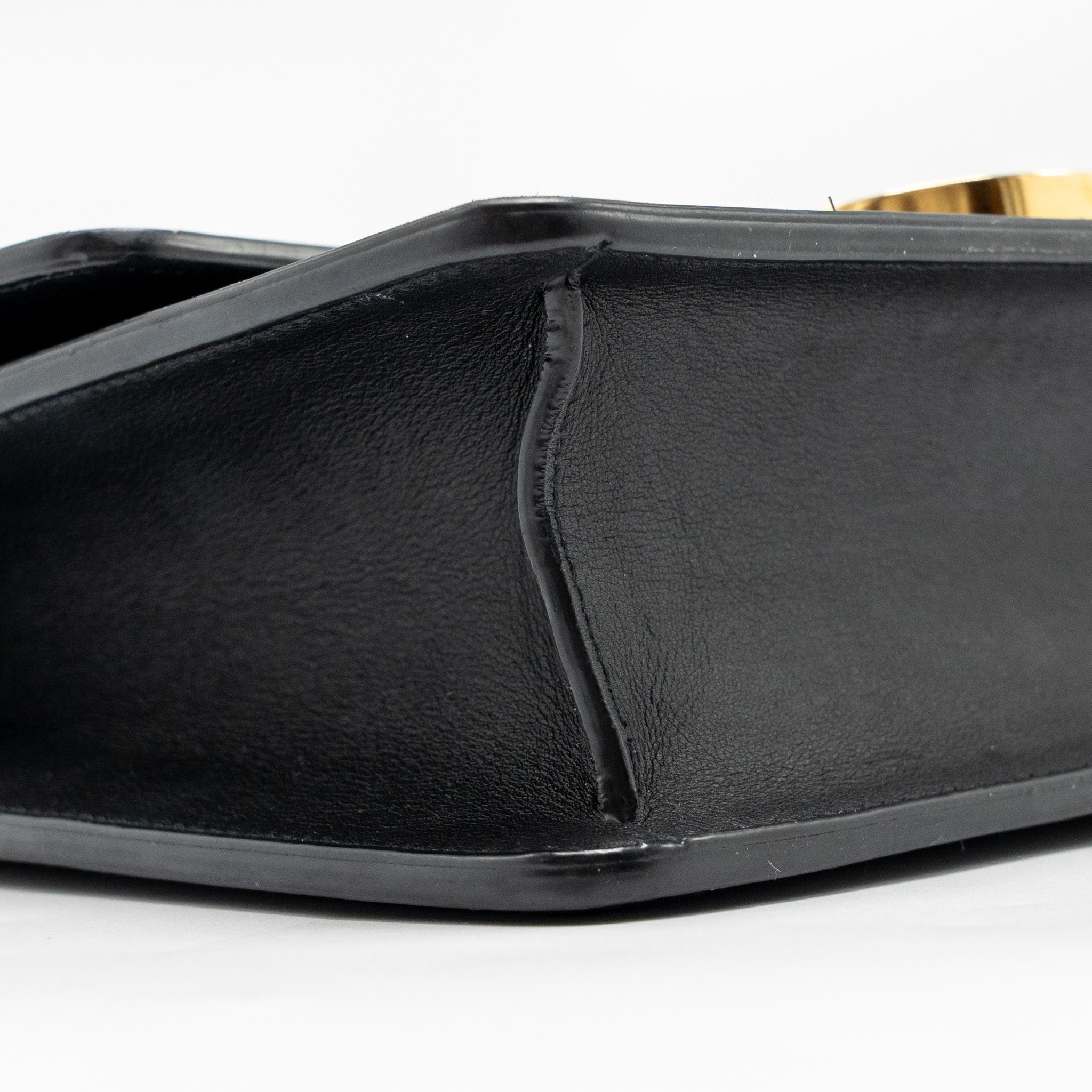 DIOR MEDIUM 30 MONTAIGNE FLAP BAG CALFSKIN BLACK GHW