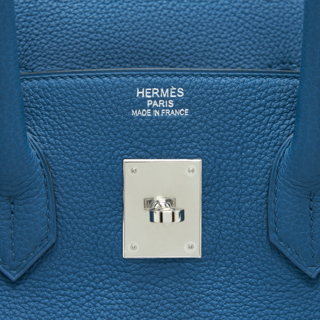 HERMES BIRKIN 35 TOGO BLEU COBALT SHW