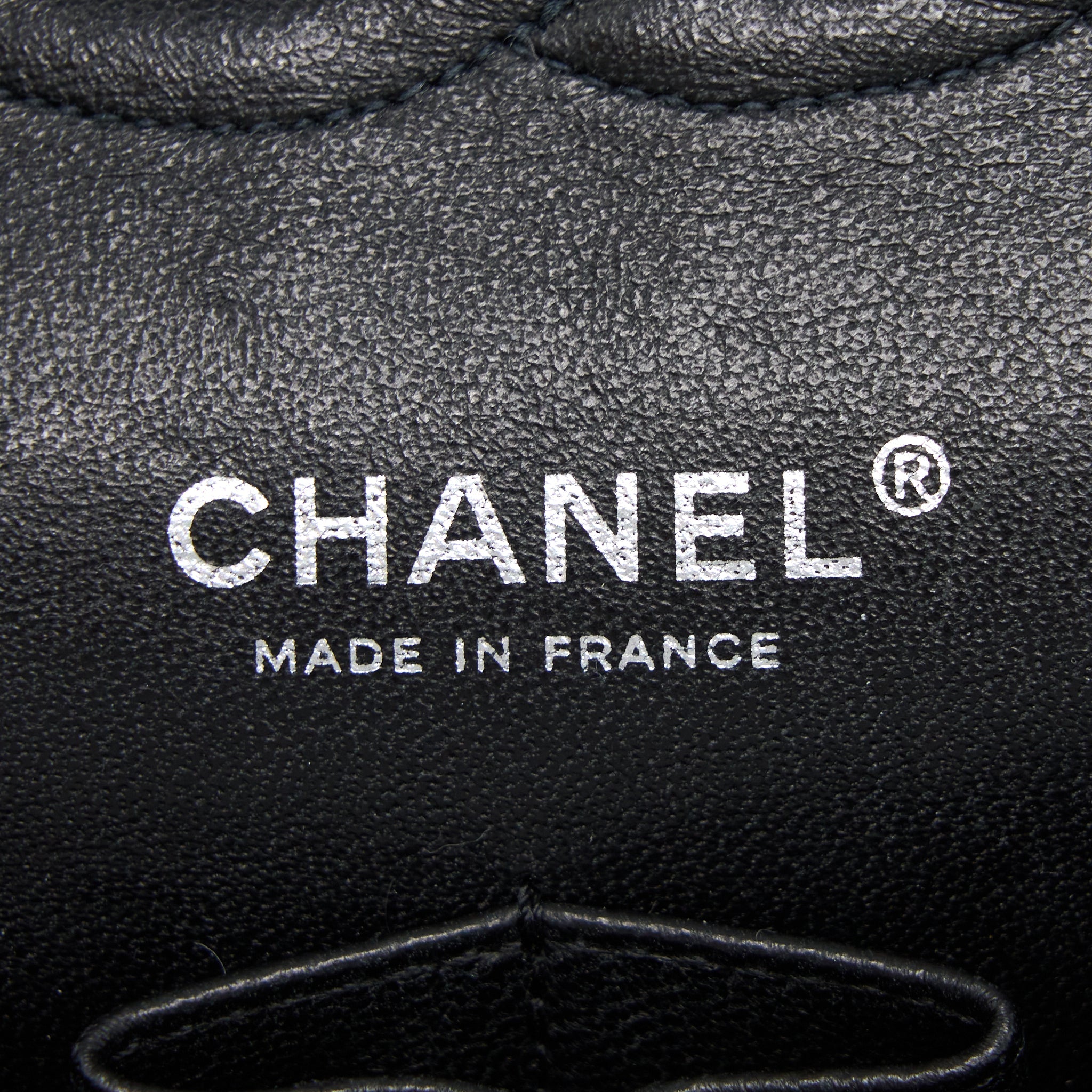 CHANEL CLASSIC DOUBLE FLAP BAG TWEED BLACK/WHITE SHW